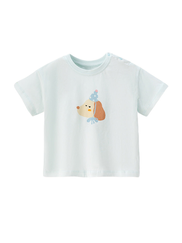 Children's Short-sleeved Summer Thin Raglan Sleeve Cotton Children's T-shirt