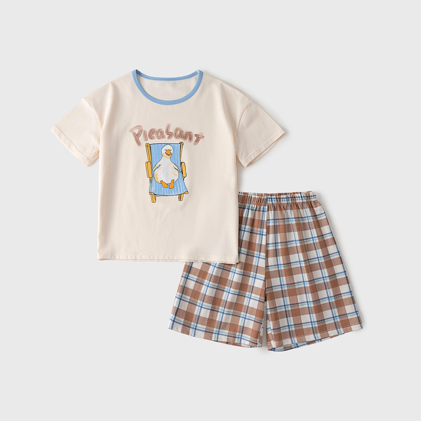 Children's Short-sleeved Shorts Top Pants Summer Two-piece Children's Suit