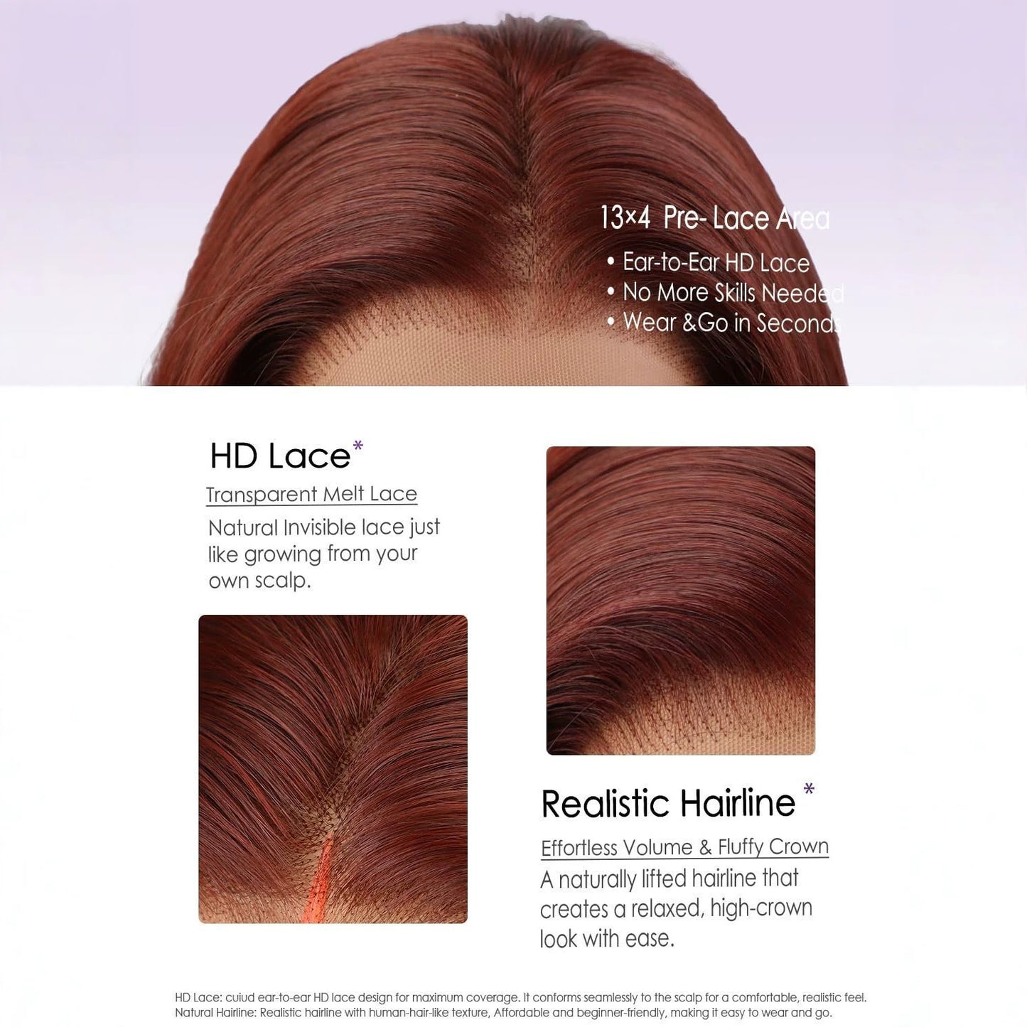 Full Top Chemical Fiber Hair Front Long Straight Wig