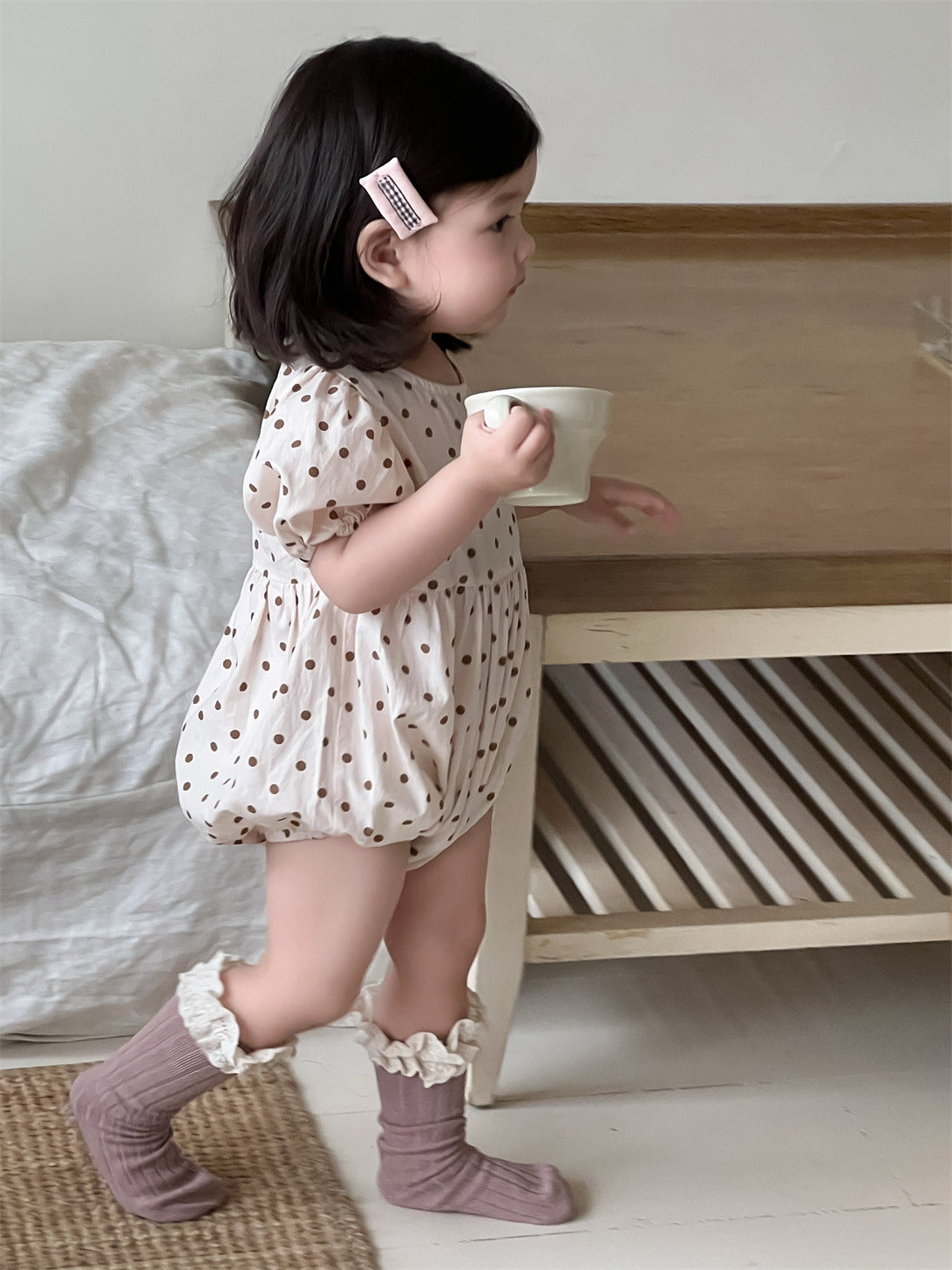 Children's Sleeve Summer Rompers One-piece Korean Style Clothing Jumpsuit, Climbing Suit