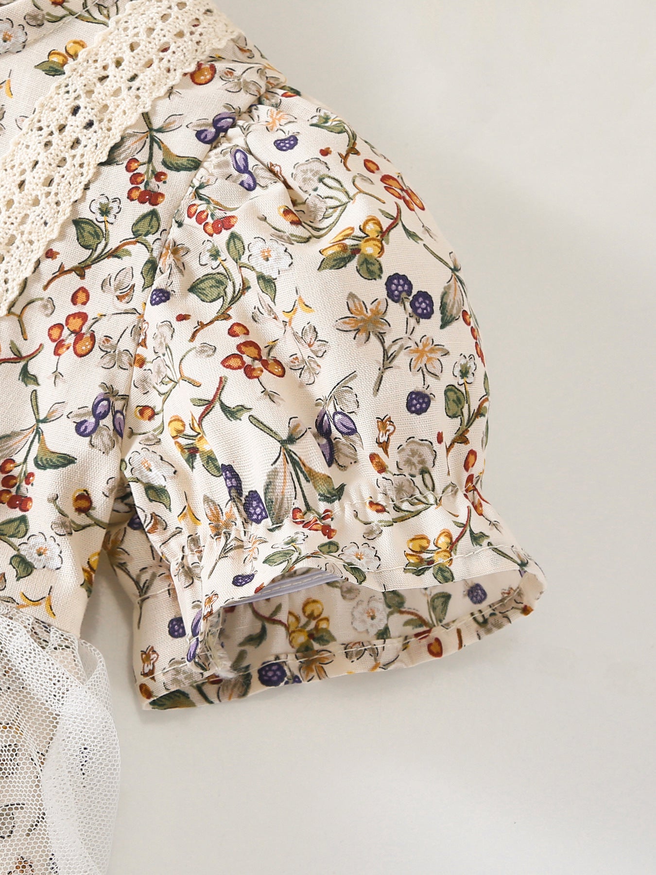 Born Summer Bloomer With Skirt Short-sleeved Lace Clothes For Days Jumpsuit, Climbing Suit