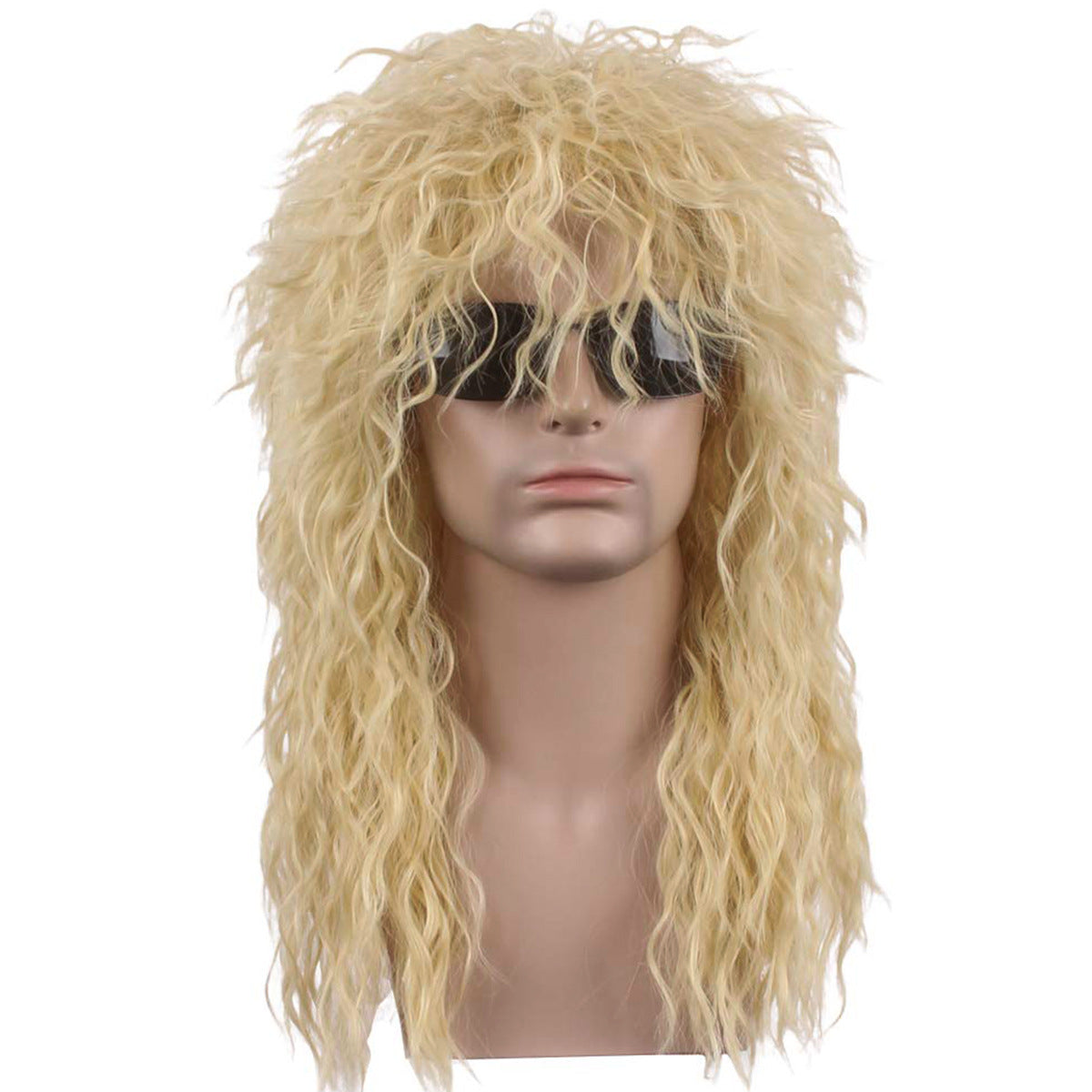 Men's Fluffy Hairstyle Beggar Crazy Long Curly Hair Stage Men's Wig