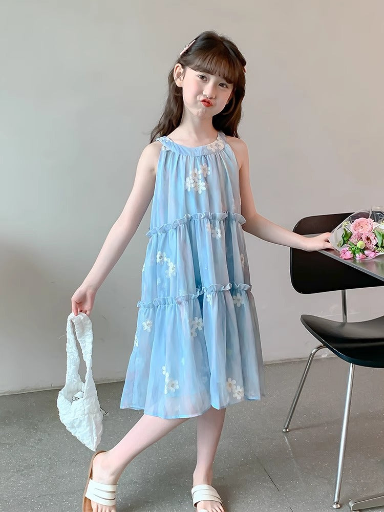 Children's Summer Skirt Beach Little Chiffon Princess Children's Dress
