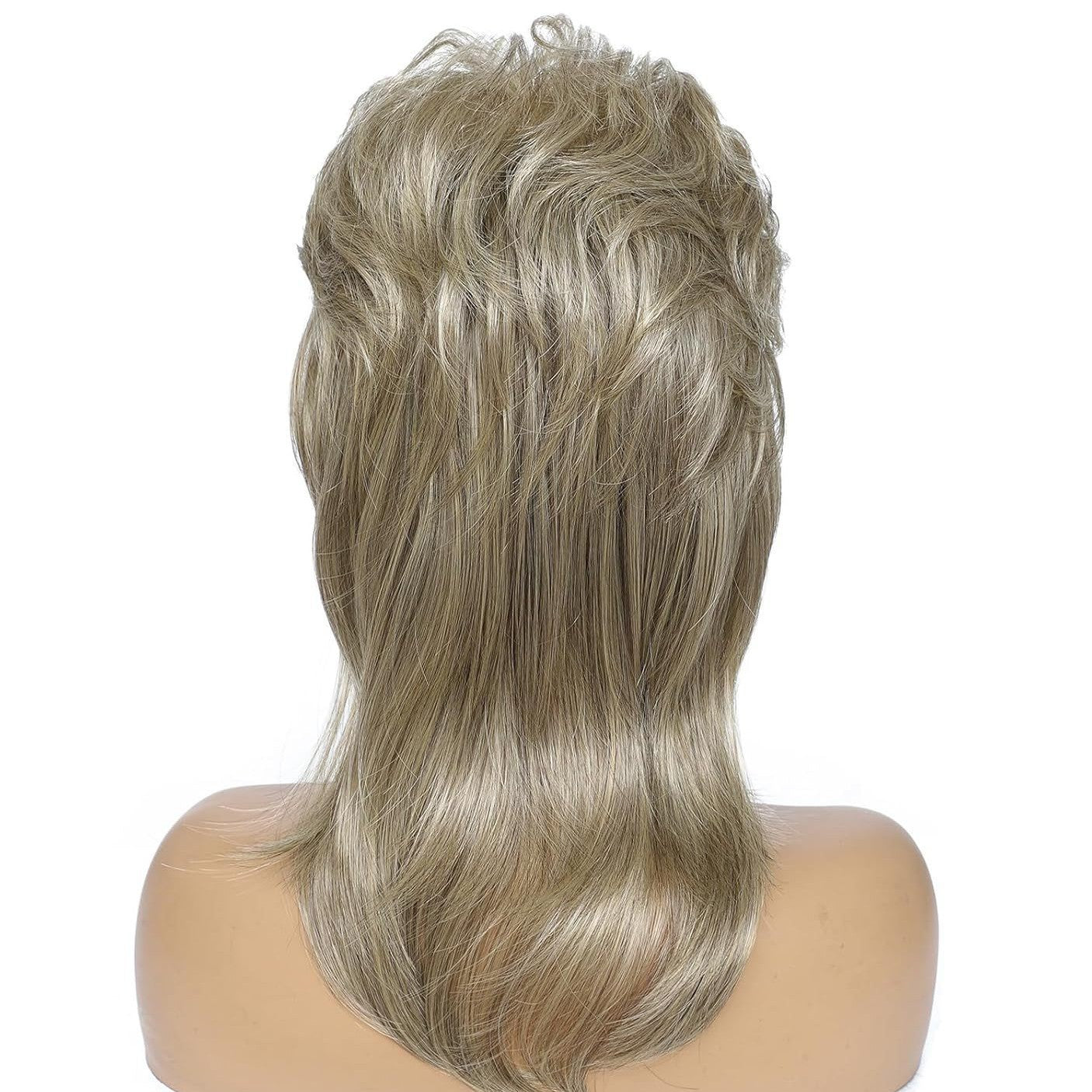 Rock Heavy Metal Shawl Curly Hair Wig Long Curls