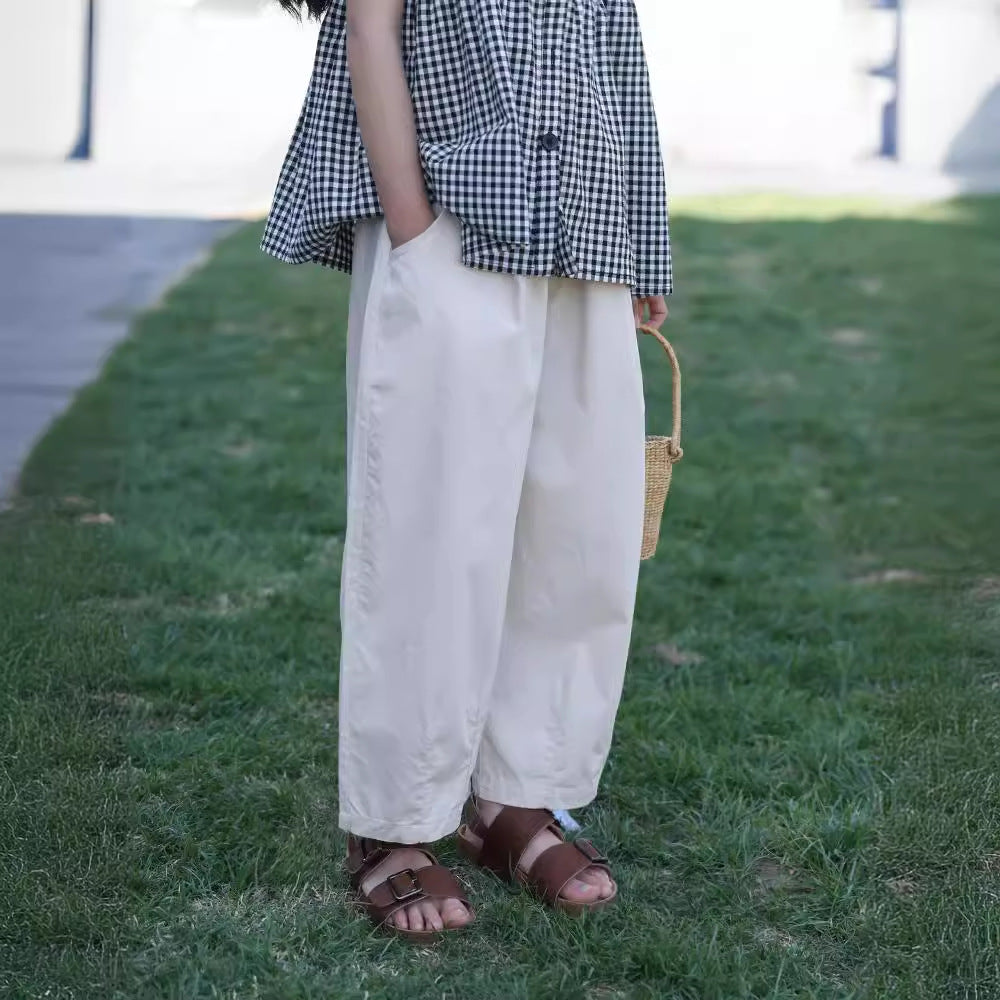 Children's Casual Summer Thin Wide Leg Anti Mosquito Children's Pants