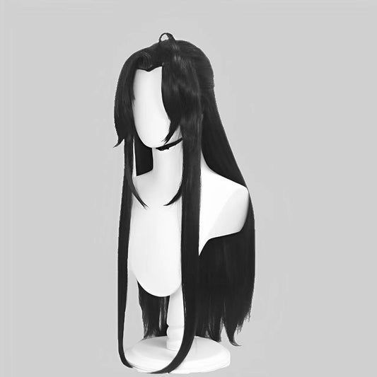 Adult Archaistic Ancient Costume Black Beauty Pointed Cos Wig