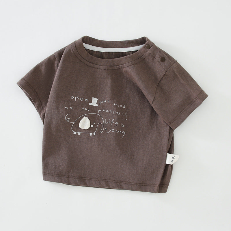 Children's Anyang Clothes Summer Short-sleeved Class Thin Children's T-shirt