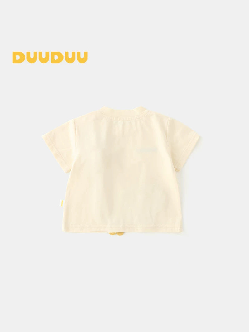 Children's Giraffe Summer Clothing Thin Short-sleeved Shirt Clothes For Babies Children's T-shirt