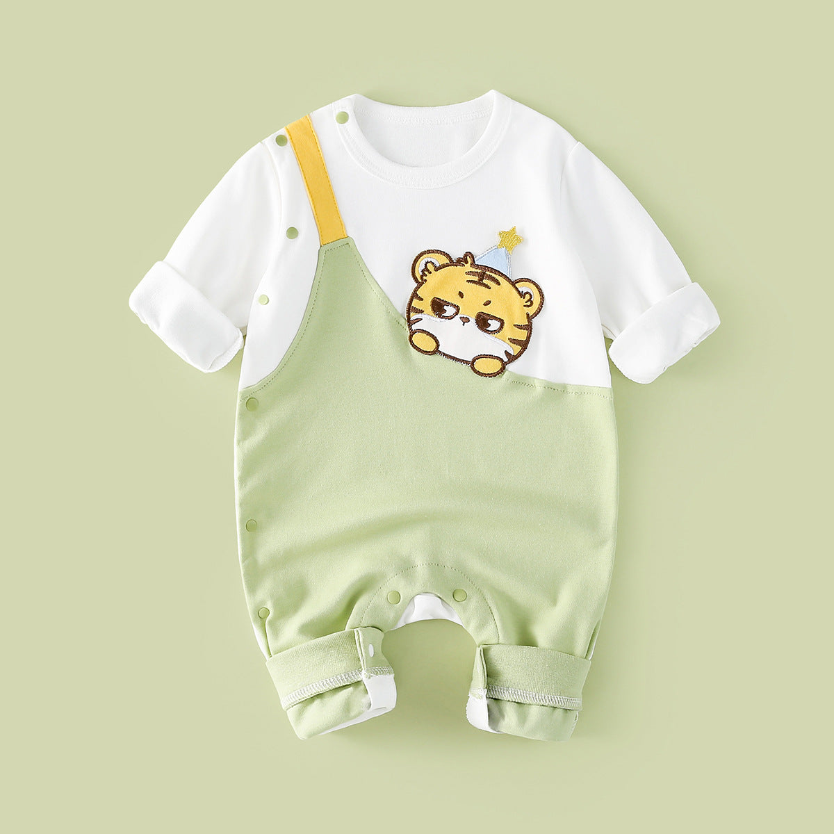 Cotton Born Clothes Boys Romper Outwear Jumpsuit, Climbing Suit