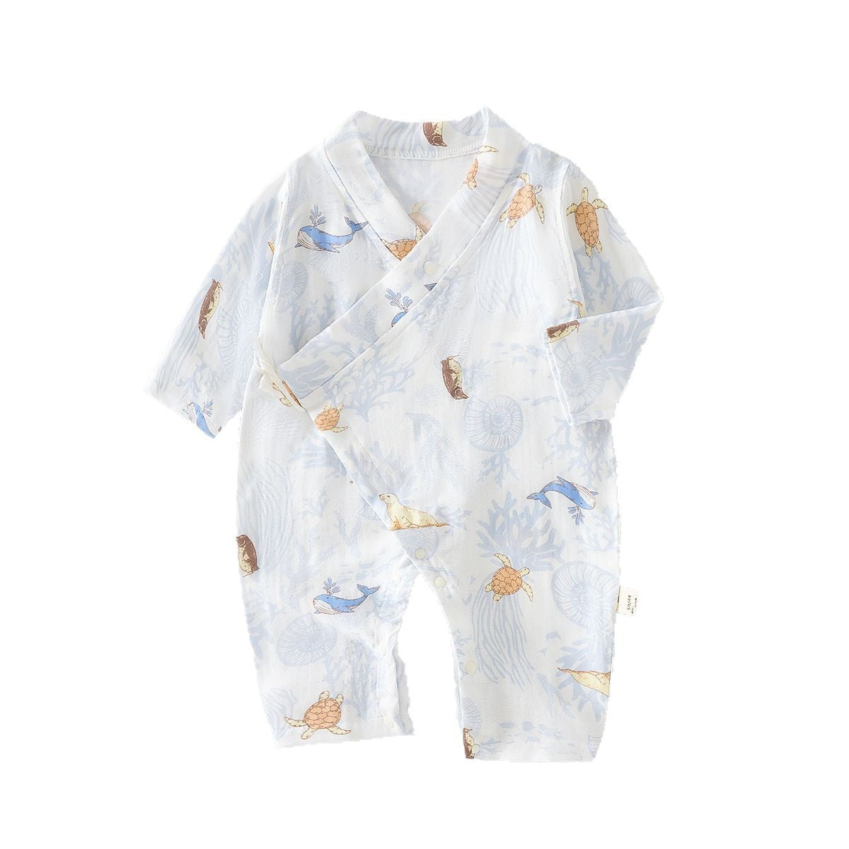 Pure Cotton Rompers Air Conditioning Clothes Born Jumpsuit, Climbing Suit