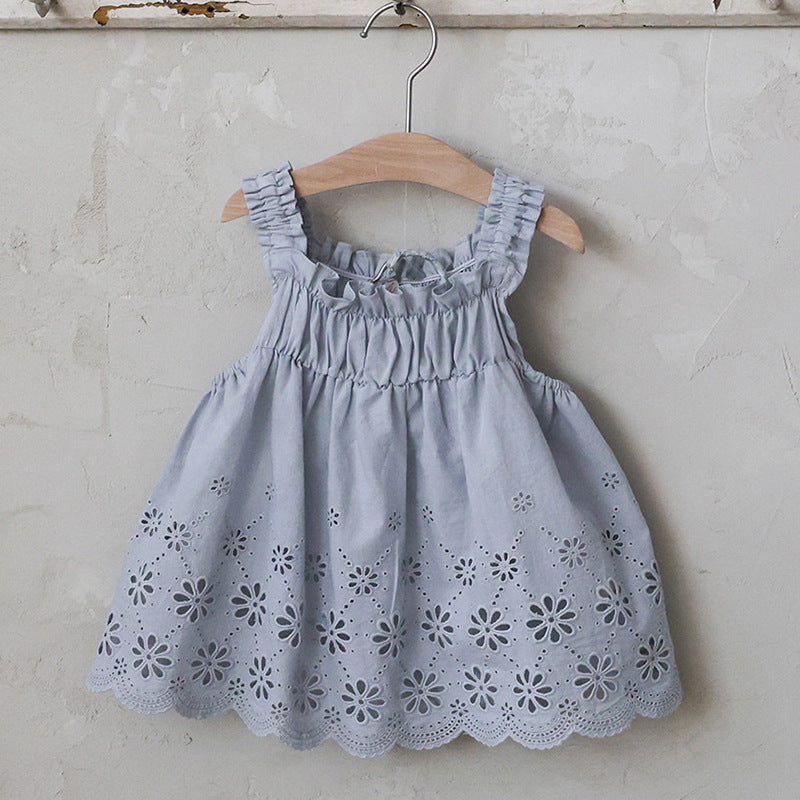 Strawberry Shan Western Style Hollow Embroidered Children's Shirt
