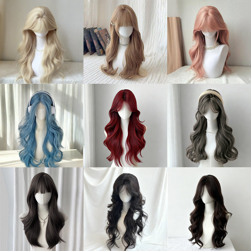 Women's Curly Hair Lazy Big Wave Atmosphere Collection Natural Wig Long Curls