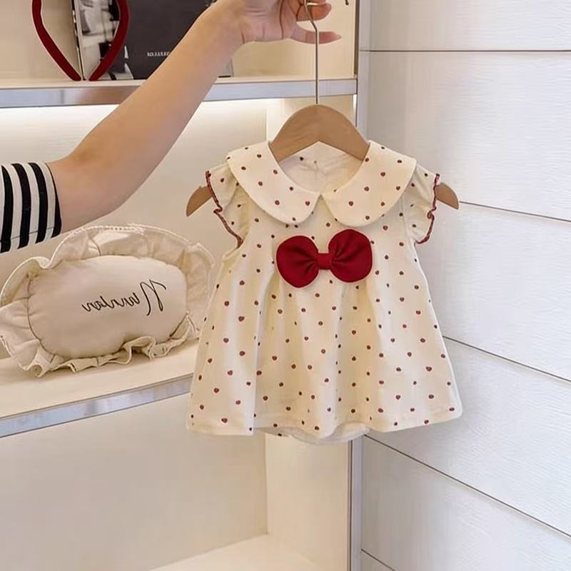 Summer Bloomer With Skirt Dress Romper Jumpsuit, Climbing Suit
