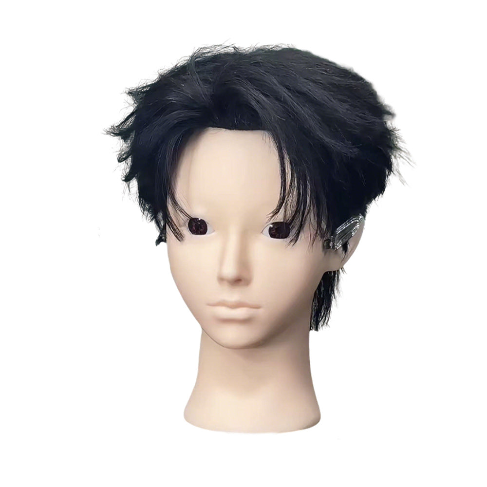 Men's Real Hair Makeup Artist Modeling Head Dumpling Mold Roll Blowing Other Wig