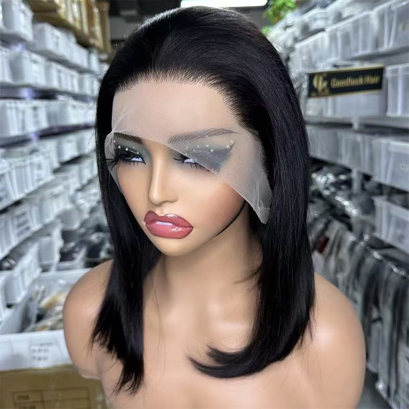 Wave Fiber Chemical Can Be Used To Roll The Whole Wig Short Straight Hair