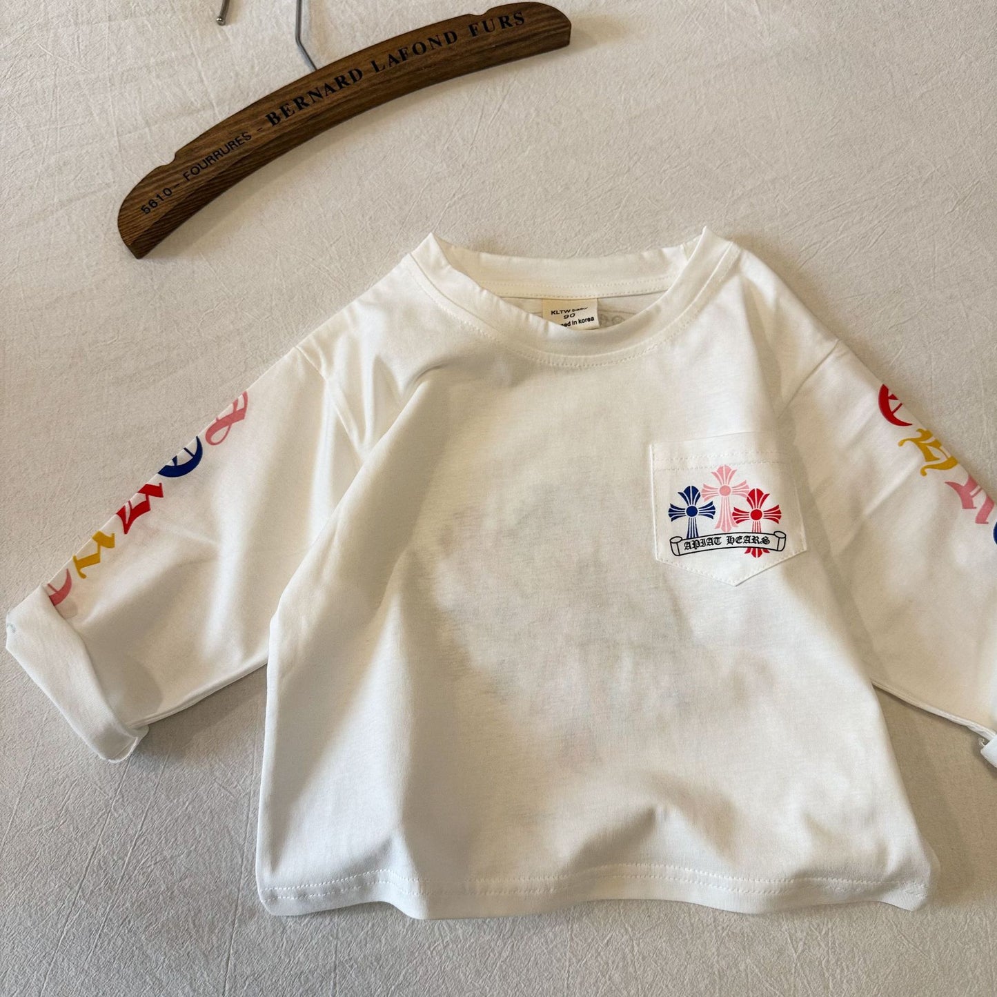Men's & Children's Spring Korean Round Neck Top Little Children's T-shirt