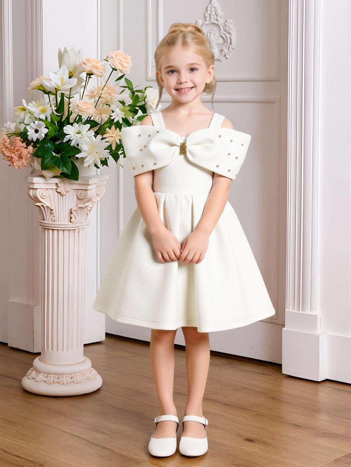 Summer Sweet Temperament Piano Performance Wear Princess Children's Dress