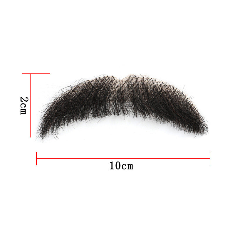 Men's Film Television Makeup Beard Props Real Human Hair Simulation Tin Other Wig