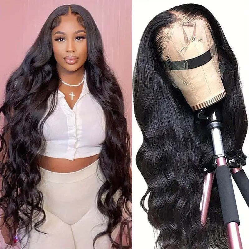 Golden Curly Hair Big Wave Front Lace Wig Long Curls