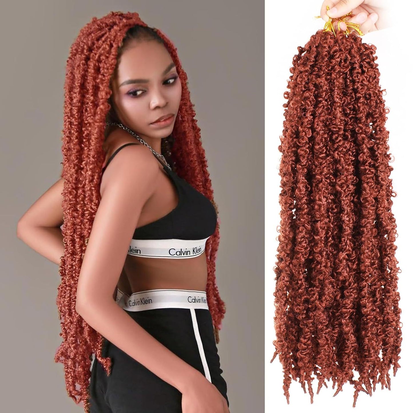 African Dreadlocks Hair Extensions Butterfly Crochet Long Straight Wig