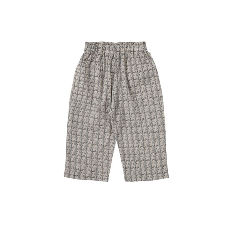 Plaid Casual Trousers Elastic Waist Boy Out Anti Children's Pants