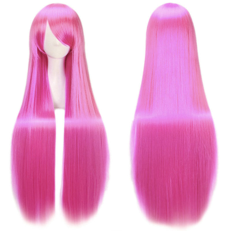 Classic Universal Color Hair Anime Fiber Long Straight Wig