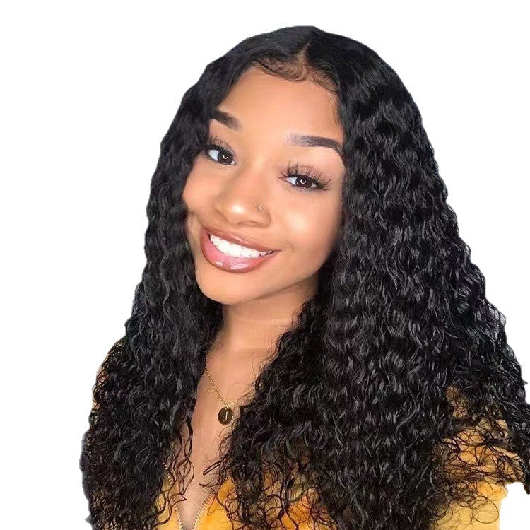 African Wigs With Small Curly Hair Wig Long Curls