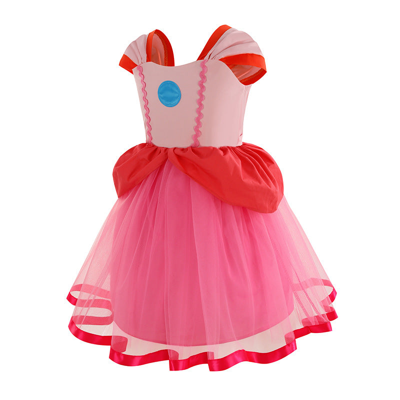 Children's Clothing Princess Summer Tulle Skirt Holiday Children's Dress