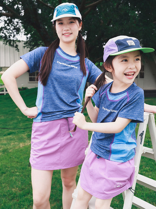 For Short-sleeved Short Sleeved Summer Mountain Outdoor Sports Matching Outfit Children's T-shirt