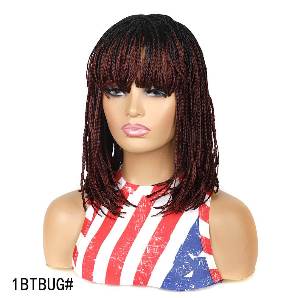 Women's Braids African Short Hair Chemical Fiber Wig Long Curls