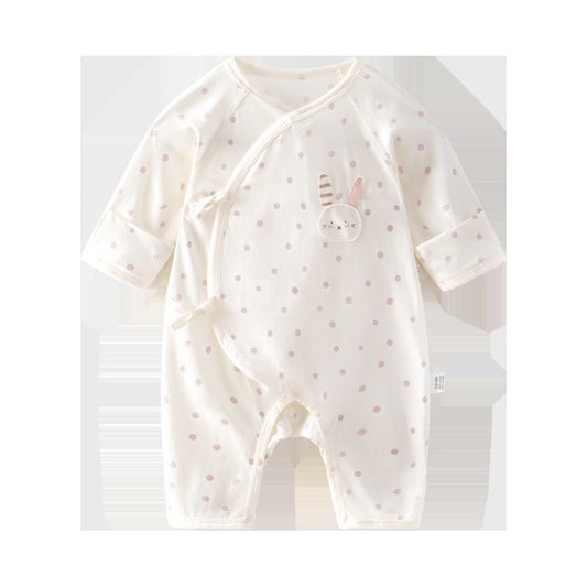 Babies Summer Thin Gown Born Rompers Cotton Jumpsuit Boneless Long Jumpsuit, Climbing Suit