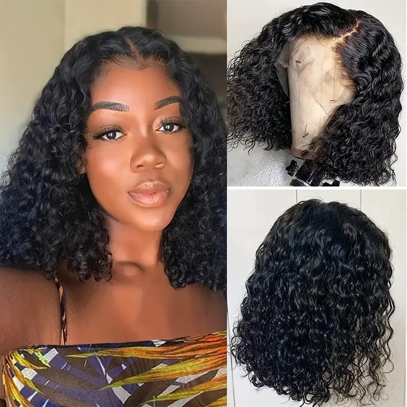 Small Curly Fluffy African Fashion Front Wig Long Curls