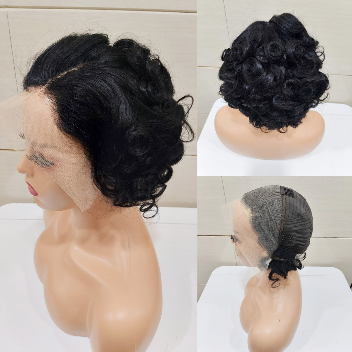 Classy Loose Wave Bob Human Wigs Real Hair Wig