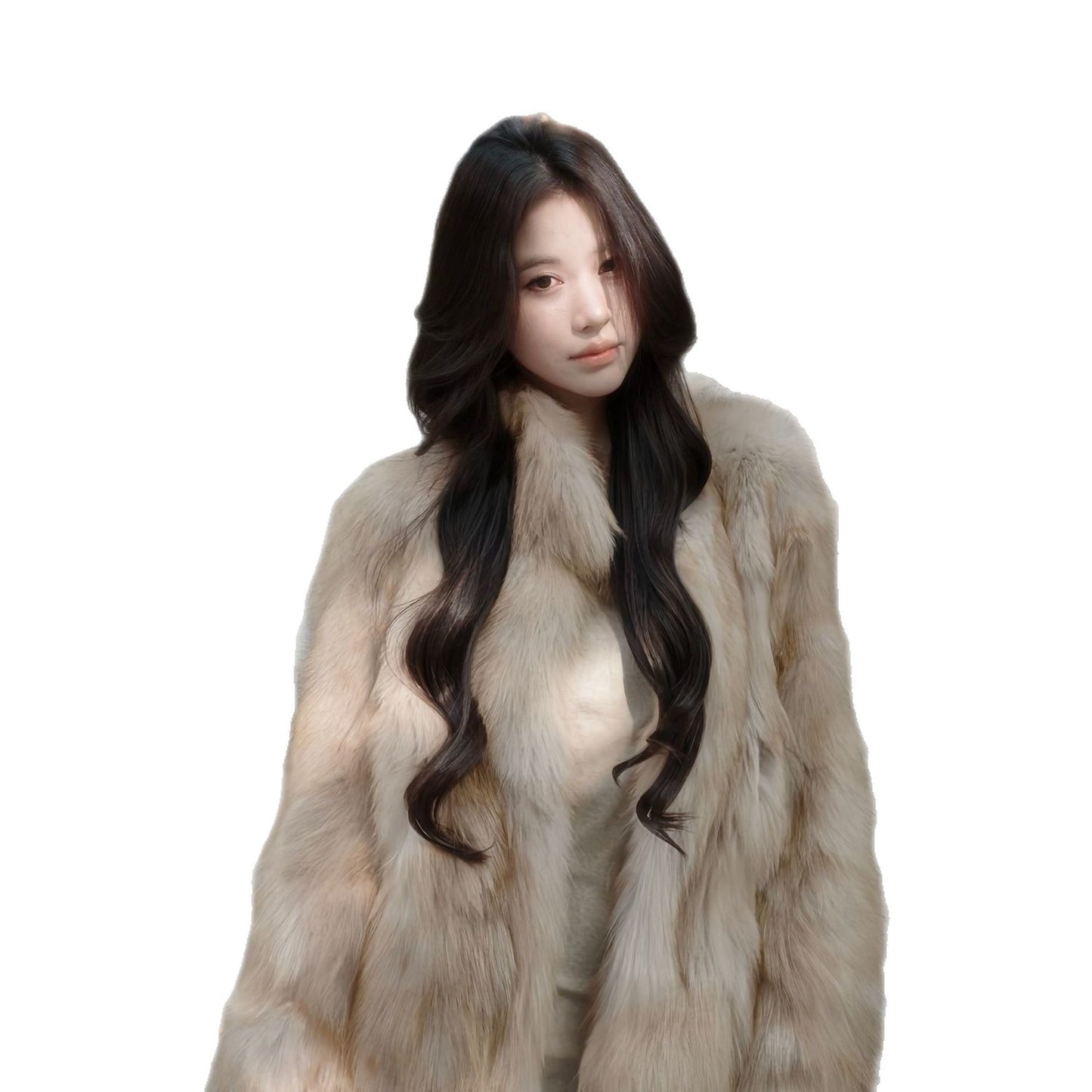 Volume Atmosphere Curly Hair Korean Style Mesh Daily Natural Simulation Wig Long Curls