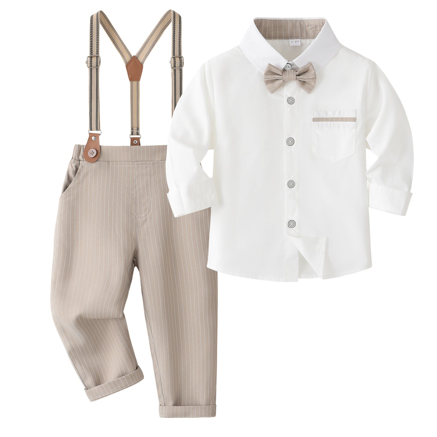 Children's Boy's British Gentleman Dress Clothing Bow Tie Children's Suit