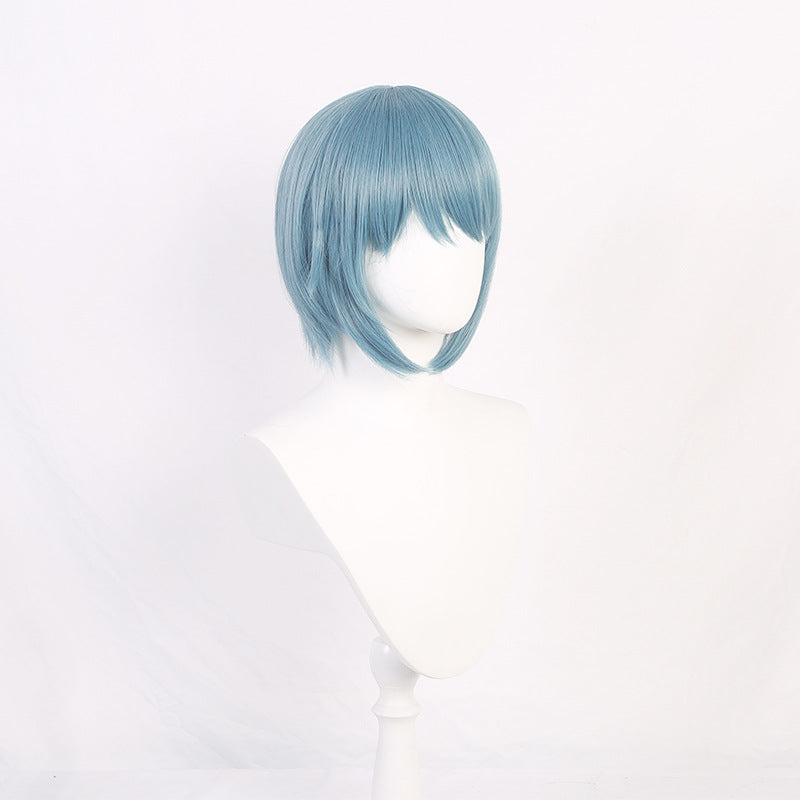 Magi Beauty Fragrant Light Blue Short Cos Wig