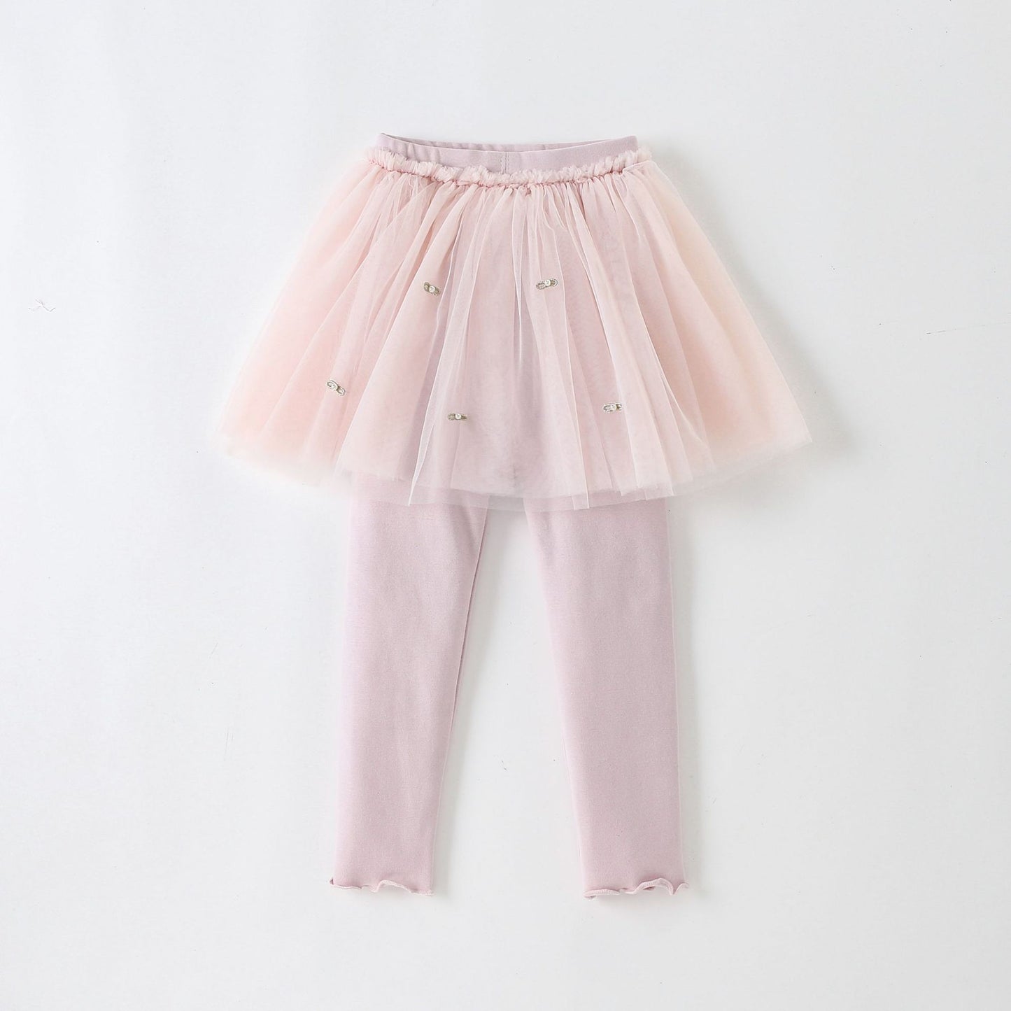 Children's Selected Fake Two-piece Leggings Culottes Outer Wear Gauze Children's Pants