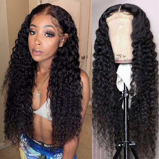 Volume Medium Curly Hair African Fashion Afro Synthetic Wig Long Curls