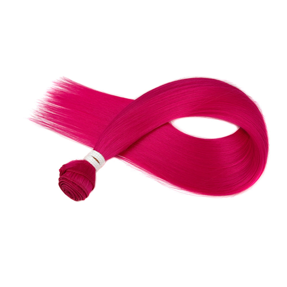 Classy Beautiful African Weft Hair Extension Long Straight Wig