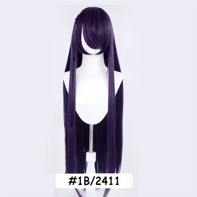 Universal Hair Anime Mao Shape Bangs Full Long Straight Wig