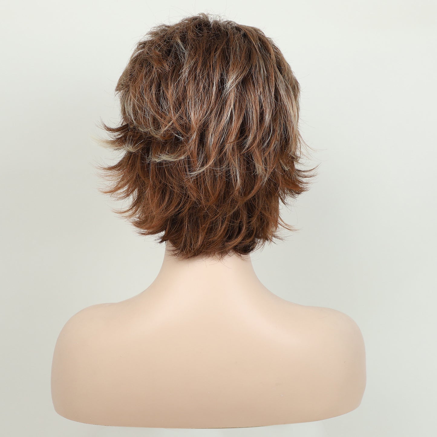 Female Fashion Fluffy Chemical Fiber Sheath Wig Short Curly Hair