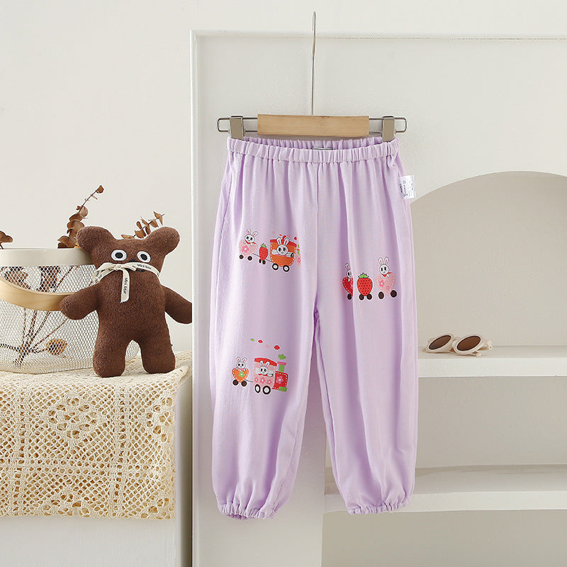 Children's Boys Trousers Ankle Banded Harem Style Children's Pants
