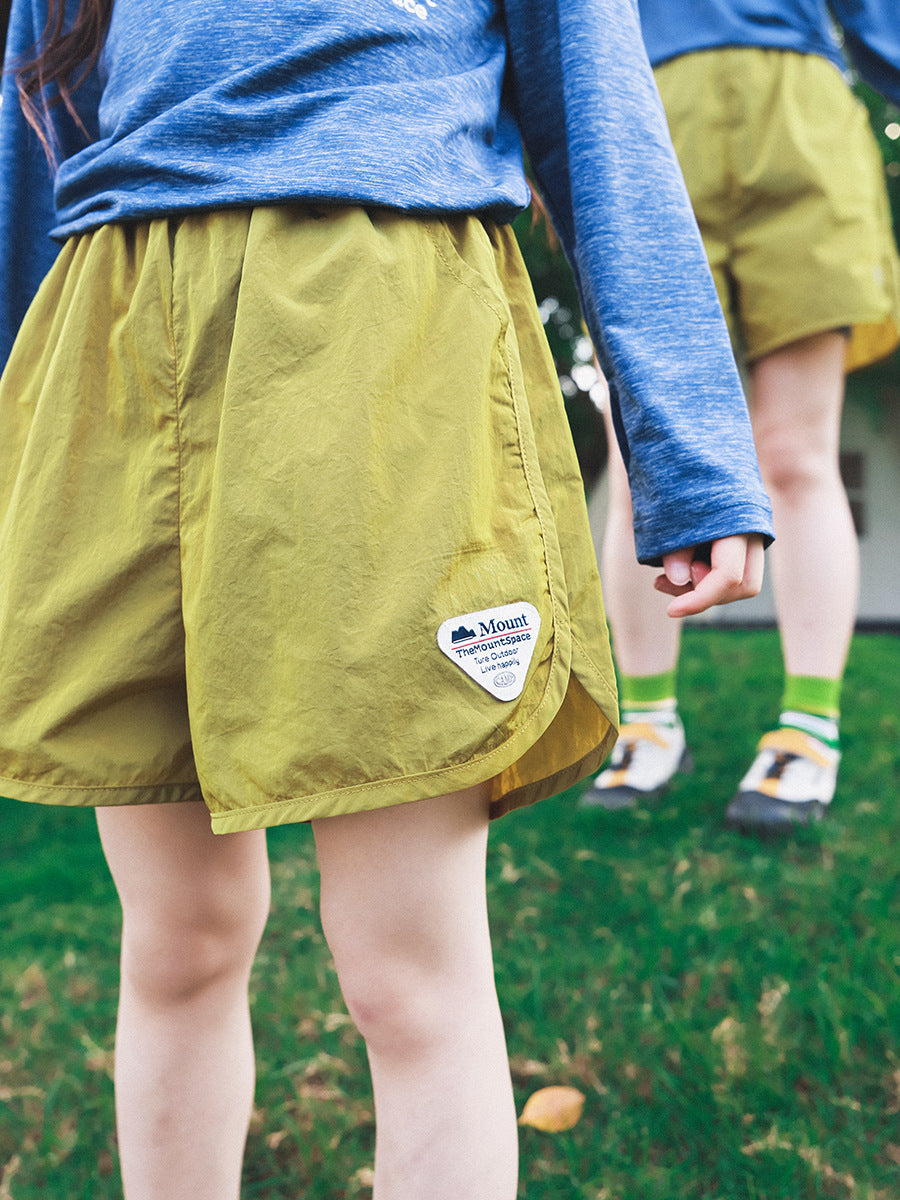 Children's Clothing Outdoor Exercise Shorts Summer Lightweight Lined Mother Daughter Family Children's Pants
