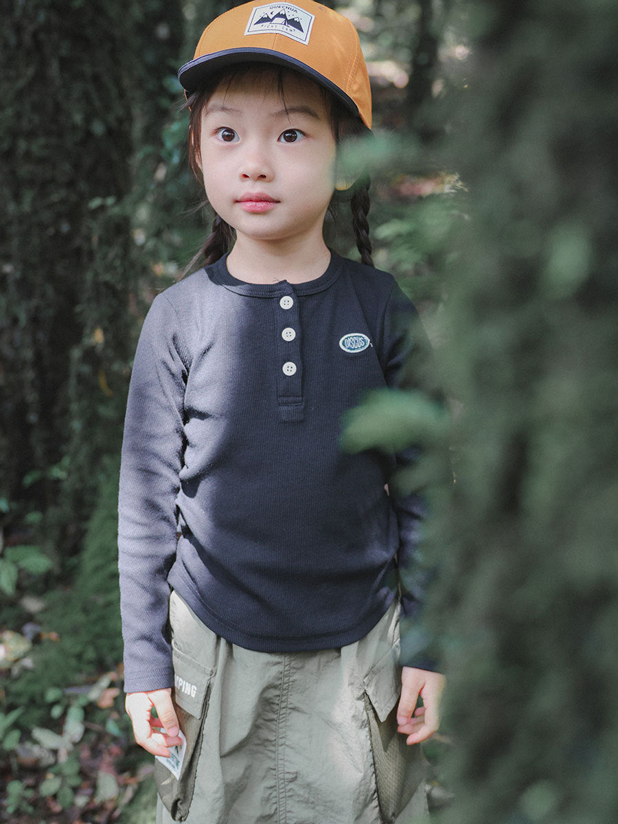 Children's Long-sleeved Spring Soft Breathable Versatile Slim Bottoming Children's T-shirt
