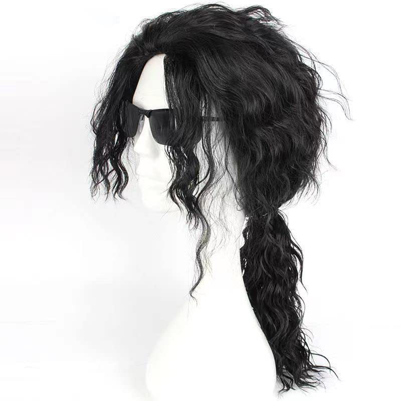 Play Imitation Show Sketch Performance Black Cos Wig