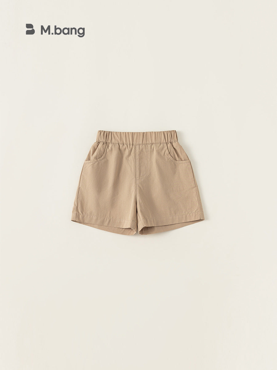 Children's Clothing Boy Versatile Shorts Solid Color Casual Summer Thin Children's Pants
