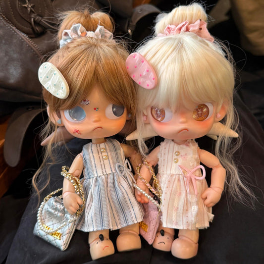 Bangs Gingerbread Man Soft Silk Volume Super Cos Wig