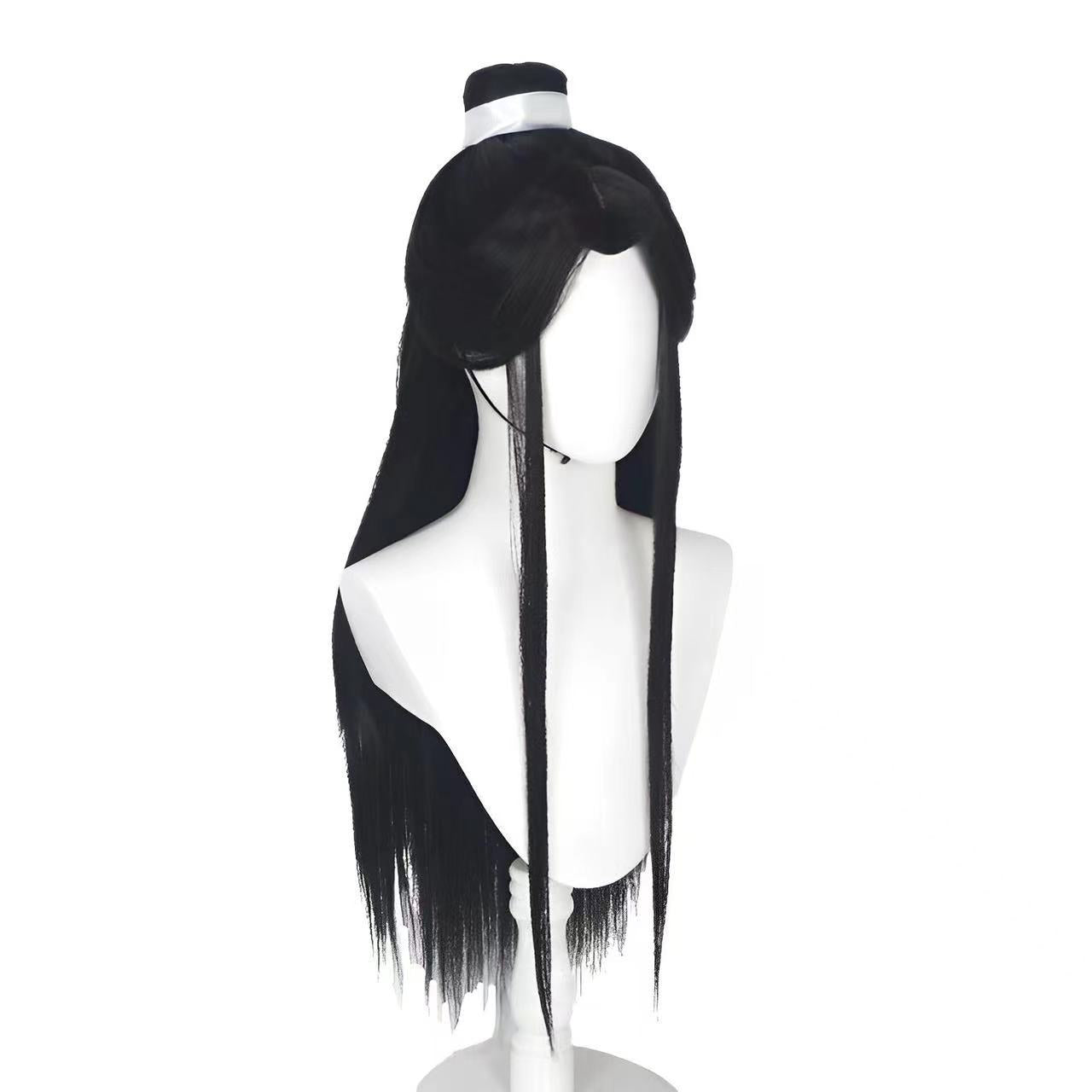 Happiness Scalp Xie Lian Disassembly Balls Black Ancient Cos Wig