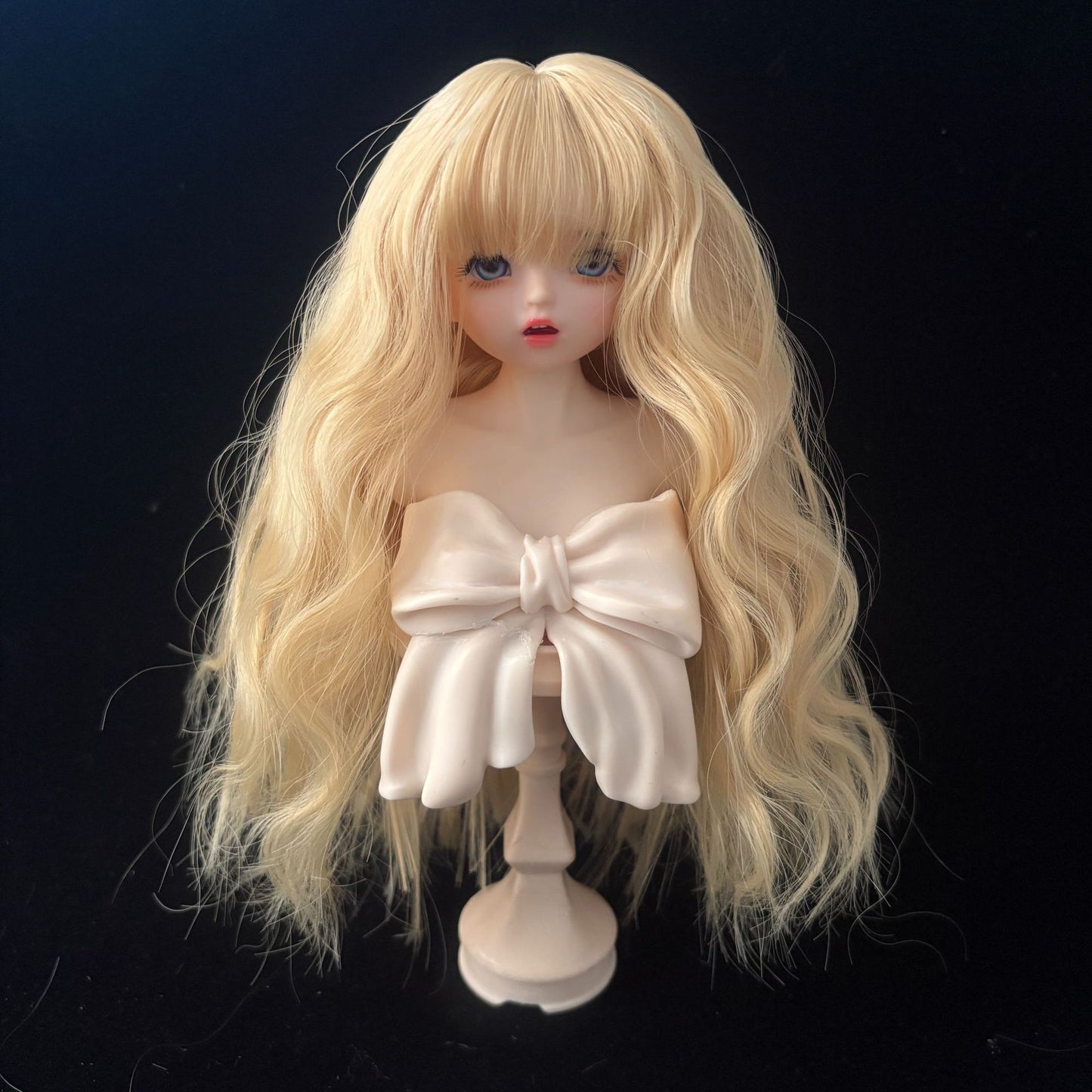 With Bangs Multicolor Small Curls Dress Up Cos Wig