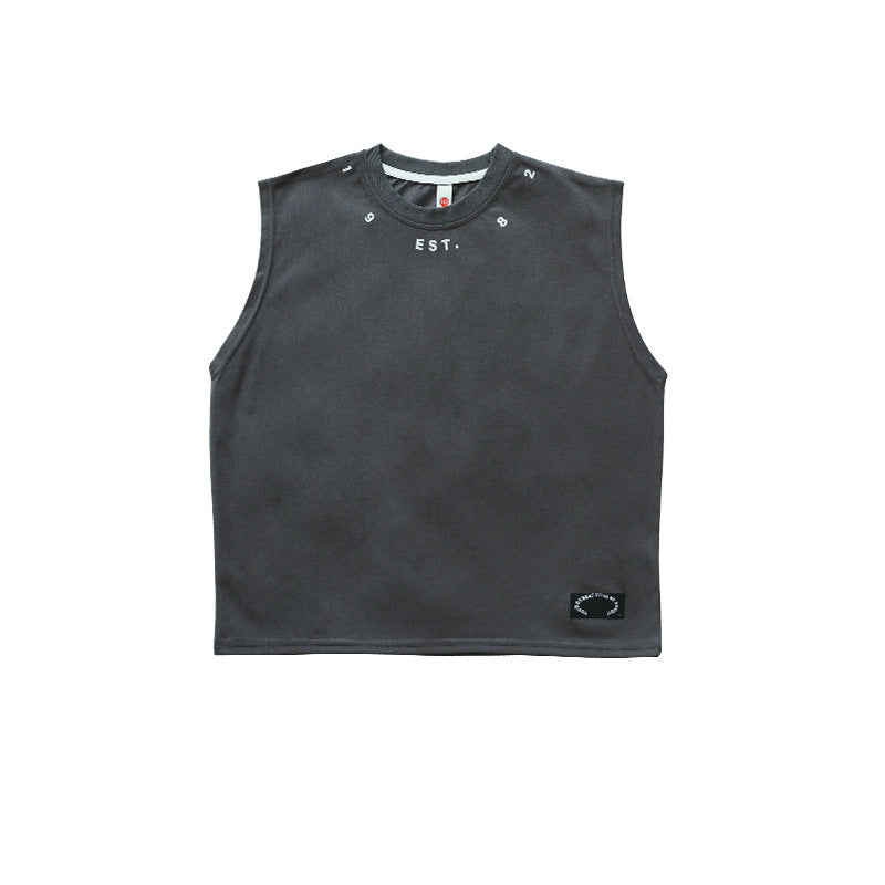 Children's Cool Sleeveless Vest Summer Boy Loose Breathable Children's T-shirt